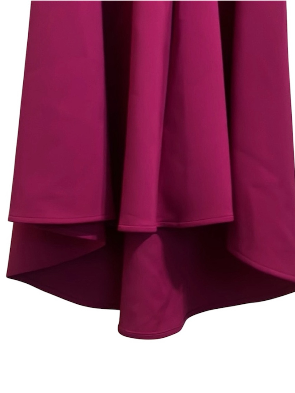 Vince Camuto One-Shoulder Gown in Berry Plum - Picture 6 of 7
